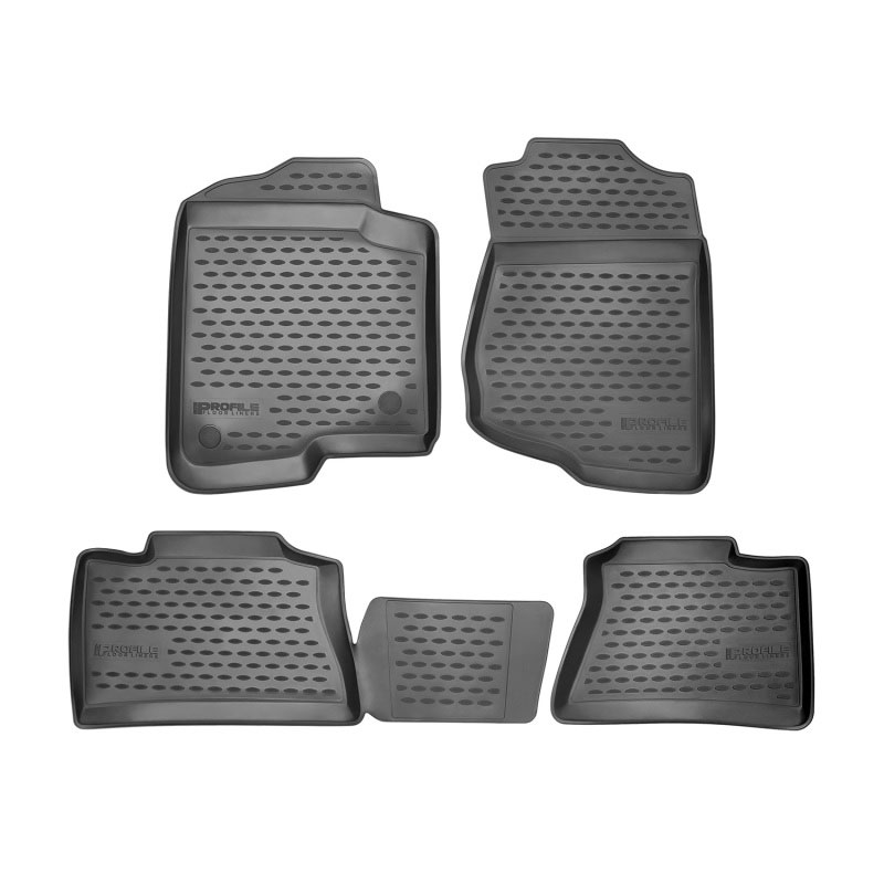 Westin 74-17-41034 | 2012-2017 Hyundai Accent Hatchback Profile Floor Liners 4pc - Black; 2012-2017