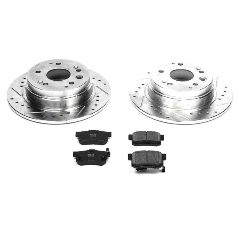 PowerStop k2383 | Power Stop 01-03 Acura CL Rear Z23 Evolution Sport Brake Kit; 2001-2003