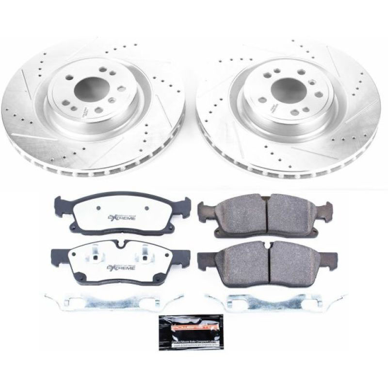 PowerStop k6903-36 | Power Stop 13-16 Mercedes-Benz GL350 Front Z36 Truck & Tow Brake Kit; 2013-2016