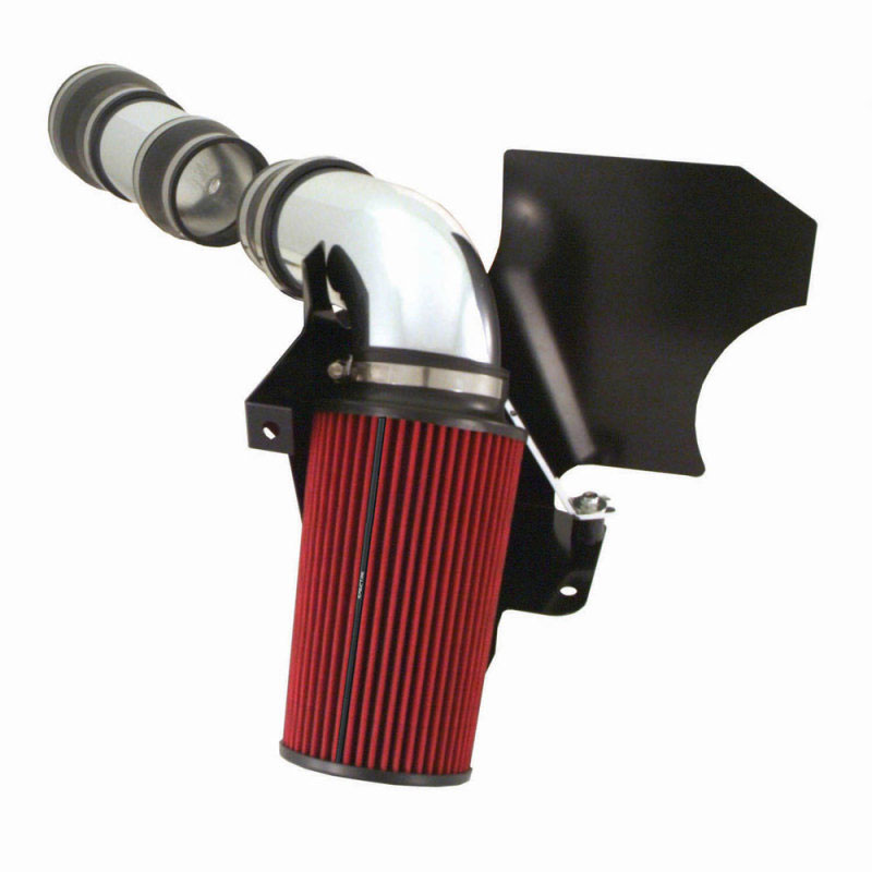 Spectre 9921 | 99-03 Ford SD V10-6.8L F/I Air Intake Kit - Clear Anodized w/Red Filter; 1999-2003