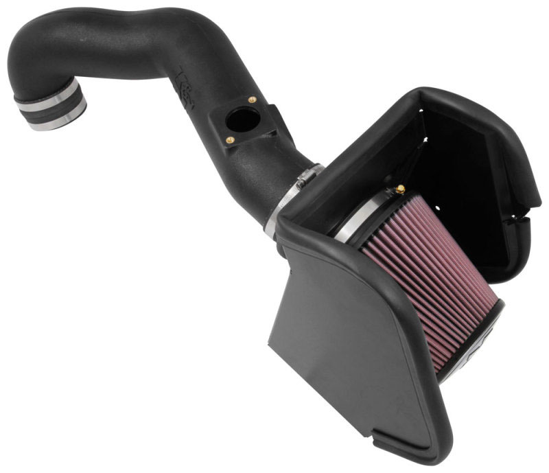 K&N Engineering 636017 | K&N 16-17 Nissan Titan XD V8-5.0L DSL 63 Series Aircharger Performance Intake; 2016-2017