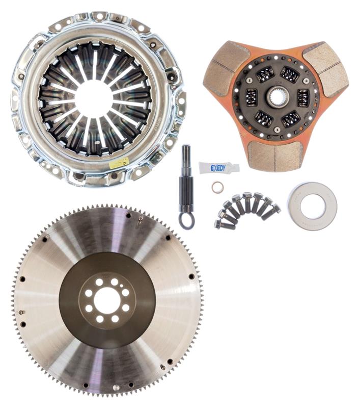 Exedy 06952FW | Stage 2 Cerametallic Clutch Kit NISSAN 350Z V6 3.5; Incl. NF04 Flywheel; Thick Disc; 2003-2006