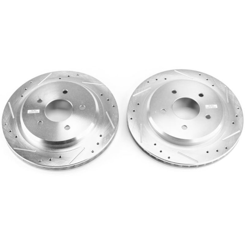 PowerStop ar8261xpr | Power Stop 04-09 Cadillac XLR Rear Evolution Drilled & Slotted Rotors - Pair; 2004-2009