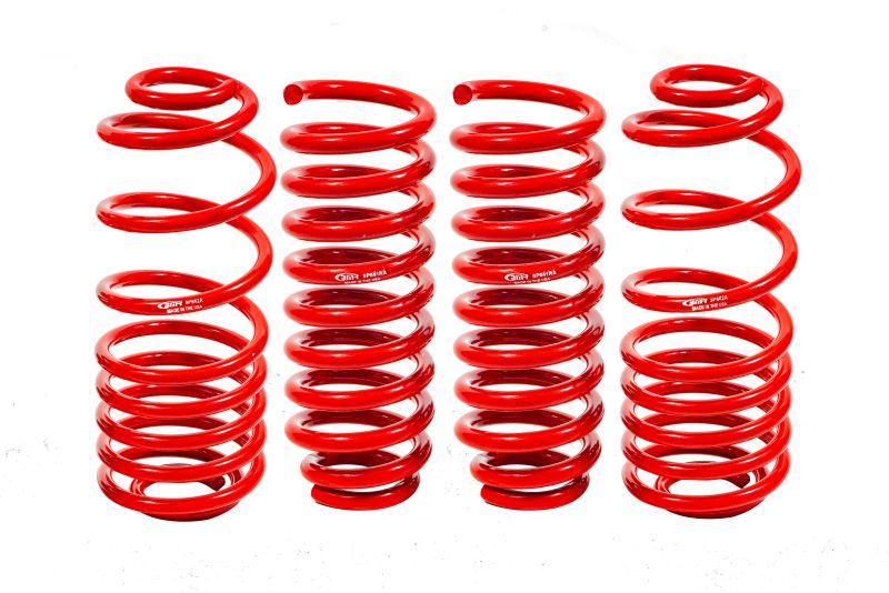 BMR Suspension sp640r | BMR 02-09 Trailblazer Lower Springs Set of 4 2in-3in Drop Red; 2002-2009