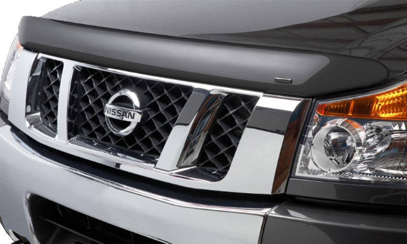 Stampede 3411-2 | 2005-2015 Nissan Armada Vigilante Premium Hood Protector - Smoke; 2005-2015