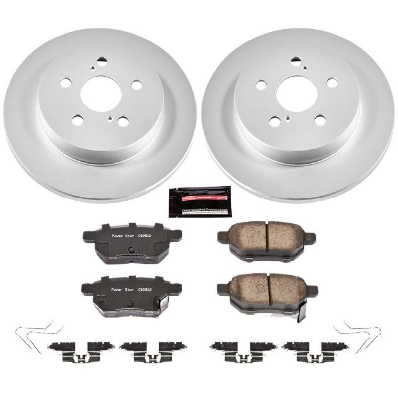 PowerStop crk5503 | Power Stop 11-17 Lexus CT200h Rear Z17 Evolution Geomet Coated Brake Kit; 2011-2017