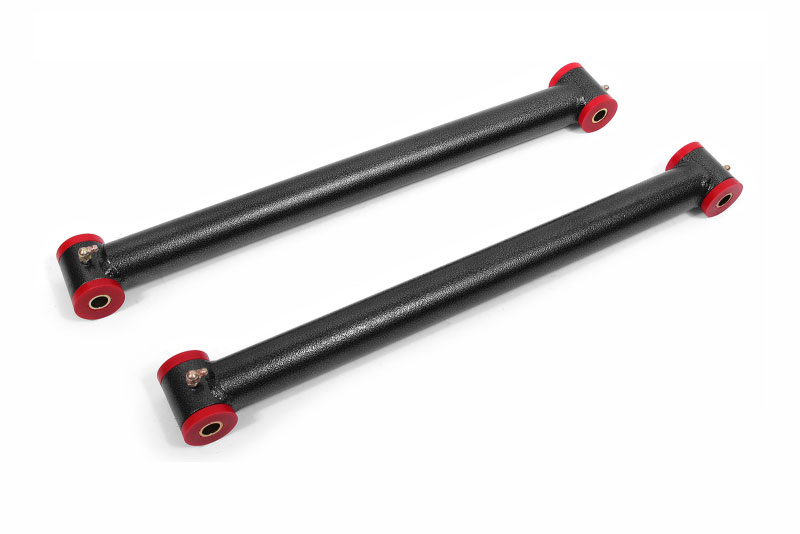 BMR Suspension tca024h | BMR 02-10 SSR Non-Adj. Lower Control Arms (Polyurethane) - Black Hammertone; 2002-2010