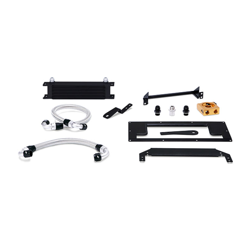 Mishimoto mmoc-mia-99tbk | 99-05 Mazda Miata Thermostatic Oil Cooler Kit - Black; 1999-2005