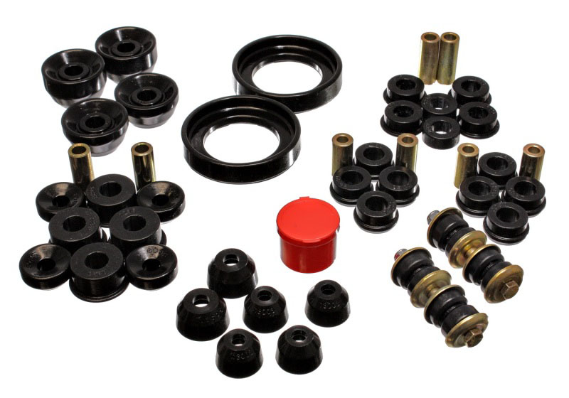 Energy Suspension 16.18108g | 90-93 Honda Accord/Odyssey Black Hyper-Flex Master Bushing Set; 1990-1993