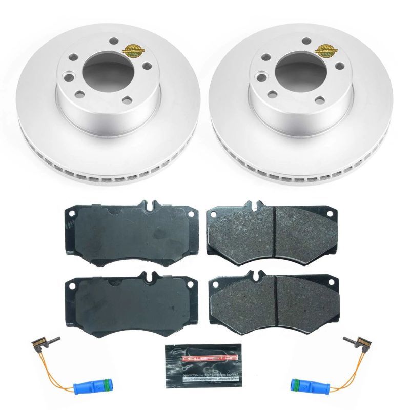 PowerStop esk8422 | Power Stop 09-18 Mercedes-Benz G550 Front Euro-Stop Brake Kit; 2009-2018