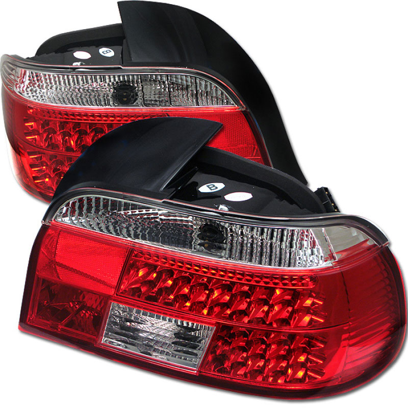 SPYDER 5000675 | Spyder BMW E39 5-Series LED Tail Lights - Red Clear - (ALT-YD-BE3997-LED-RC); 1997-2000