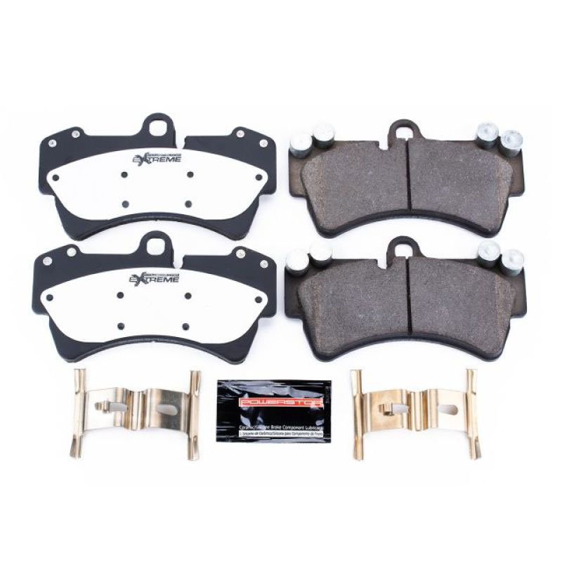 PowerStop z26-977 | Power Stop 07-15 Audi Q7 Front Z26 Extreme Street Brake Pads w/Hardware; 2007-2015