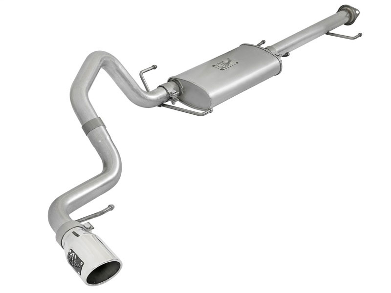 aFe 49-06039-P | Scorpion 2-1/2in Alum Steel Cat-Back Exhaust w/ Polished Tips 07-17 Toyota FJ Cruiser V6 4.0L; 2007-2017