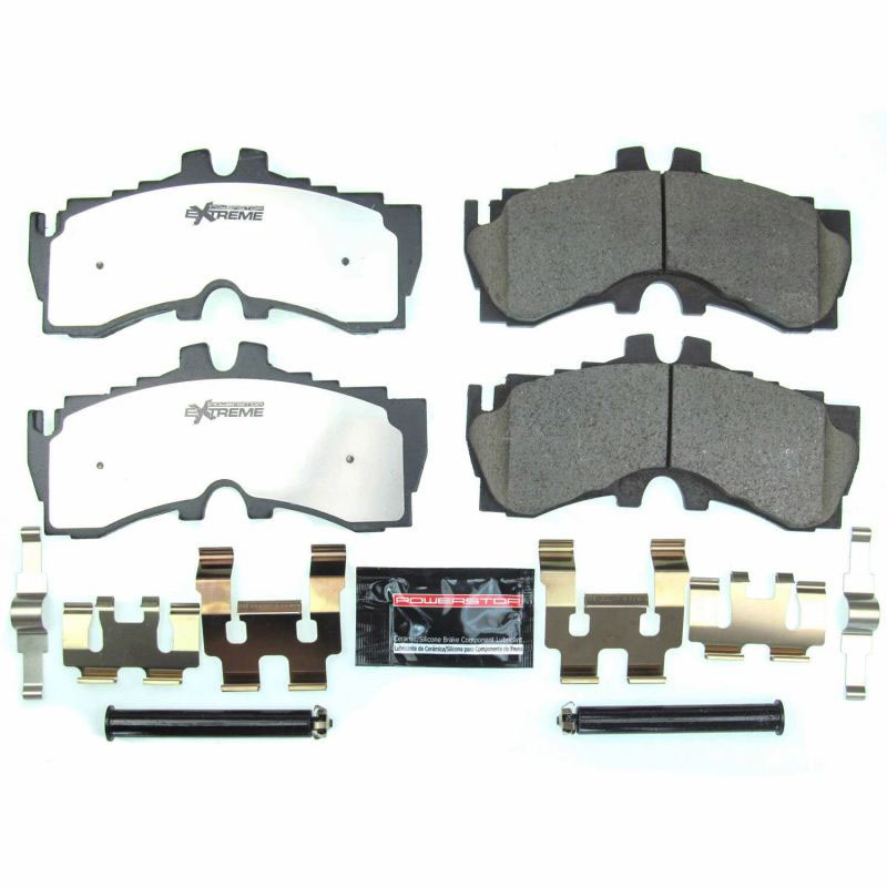 PowerStop z262062 | Power Stop 2018 Lexus LC500 Front Z26 Extreme Street Brake Pads w/Hardware; 2018-2018