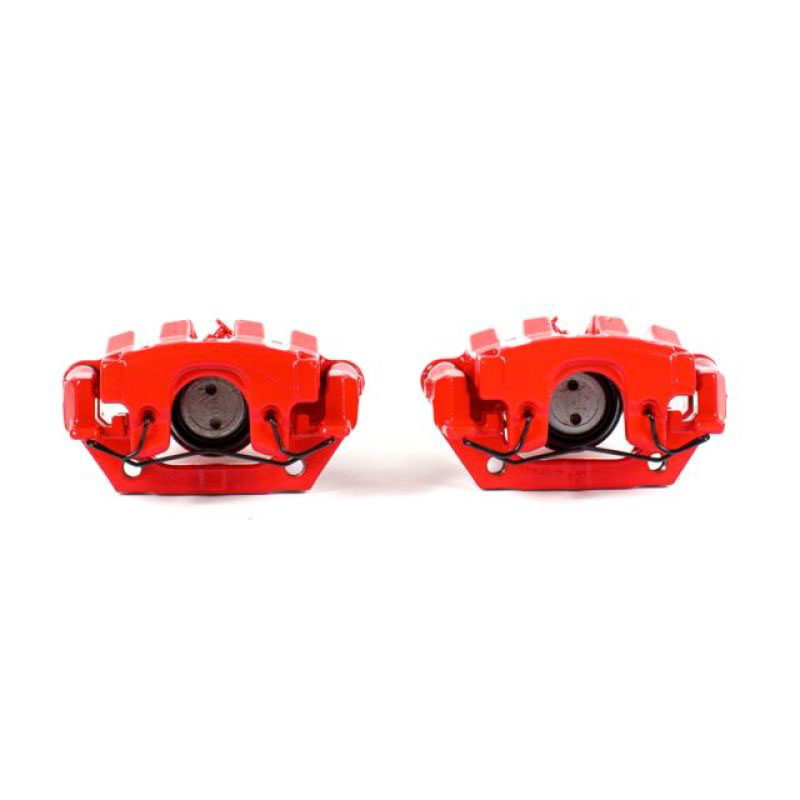 PowerStop s5050 | Power Stop 06-09 Pontiac Solstice Rear Red Calipers w/Brackets - Pair; 2006-2009