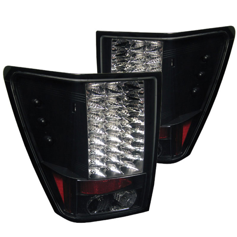 SPYDER 5005526 | Spyder Jeep Grand Cherokee LED Tail Lights - Black - (ALT-YD-JGC05-LED-BK); 2005-2006