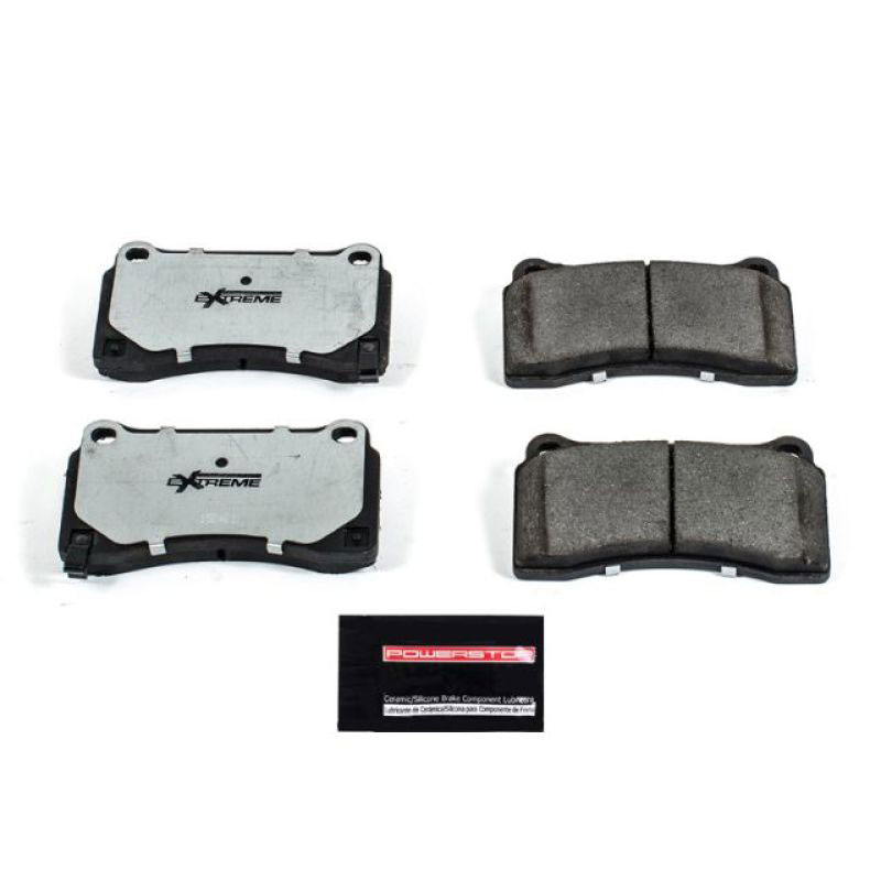 PowerStop z26-1383 | Power Stop 09-18 Nissan GT-R Rear Z26 Extreme Street Brake Pads w/Hardware; 2009-2018