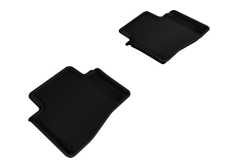 3D Maxpider l1cd01121509 | 3D MAXpider 2013-2019 Cadillac XTS Kagu 2nd Row Floormats - Black; 2013-2019