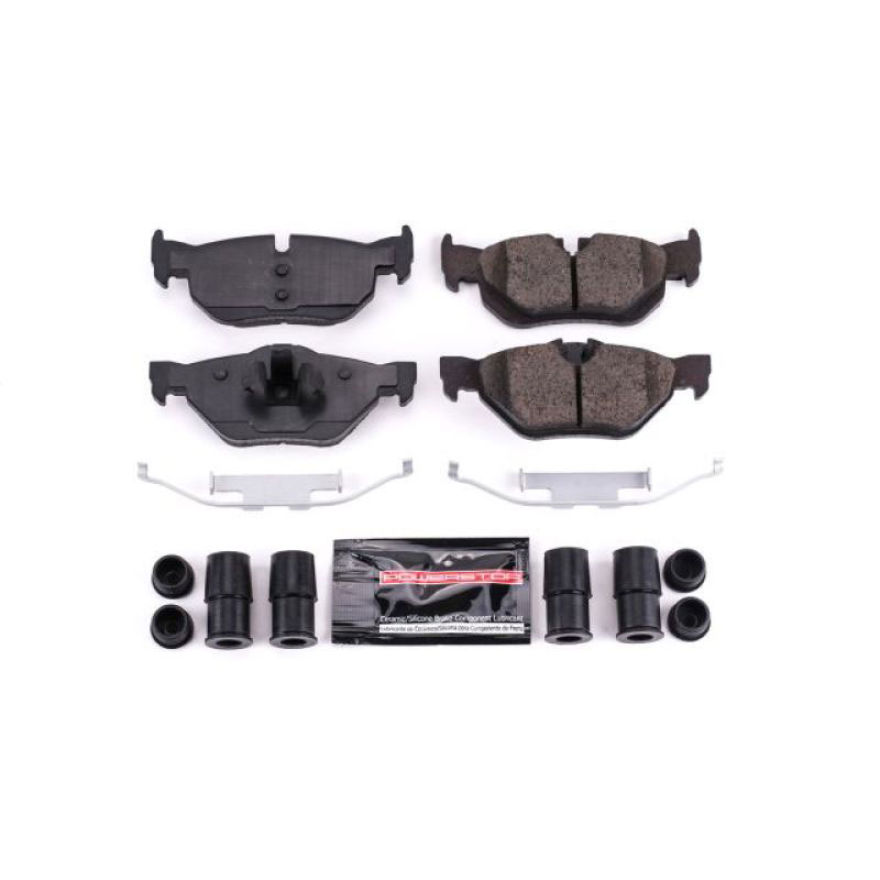 PowerStop z23-1267 | Power Stop 08-13 BMW 128i Rear Z23 Evolution Sport Brake Pads w/Hardware; 2008-2013