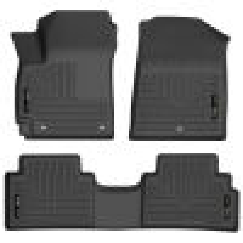 Husky Liners 95761 | 20-21 Kia Soul Weatherbeater Series Front & 2nd Seat Floor Liners - Black; 2020-2021