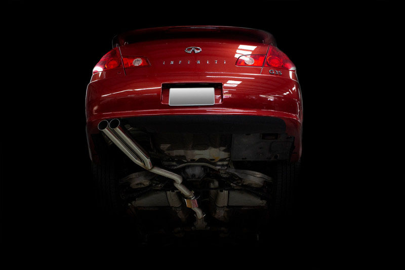 ISR Performance is-epdual-g35sdn | EP (Straight Pipes) Dual Tip Exhaust - 05-06 Infiniti G35 Sedan; 2005-2006