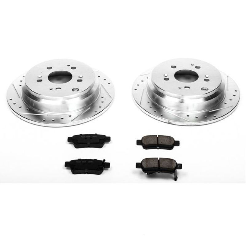 PowerStop k4604 | Power Stop 05-10 Honda Odyssey Rear Z23 Evolution Sport Brake Kit; 2005-2010