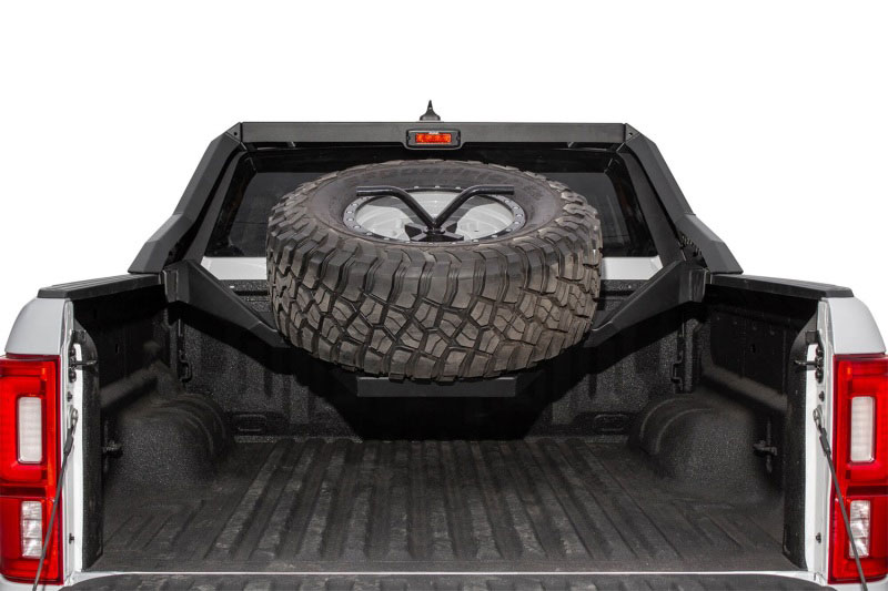 Addictive Desert Designs C99558NA01NA | Ford Ranger HoneyBadger Chase Rack Tire Carrier (Req C995531410103); 2019-2022