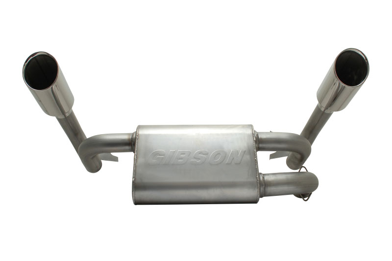 Gibson 98016 | 2014 Polaris RZR XP 1000 EPS Base 2.25in Dual Exhaust - Stainless; 2014-2014