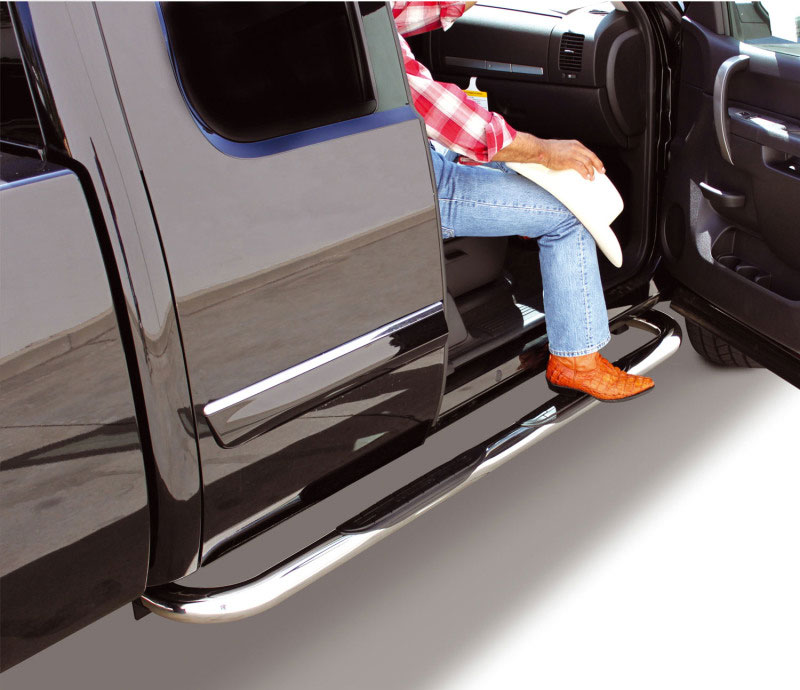 Go Rhino 4353ps | 04-15 Nissan Titan 4000 Series SideSteps - Cab Length - SS; 2004-2015