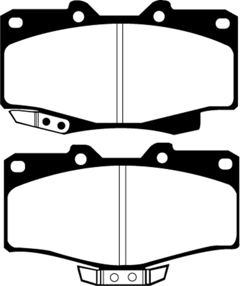 EBC ud436 | 90-91 Toyota 4 Runner 2.4 Ultimax2 Front Brake Pads