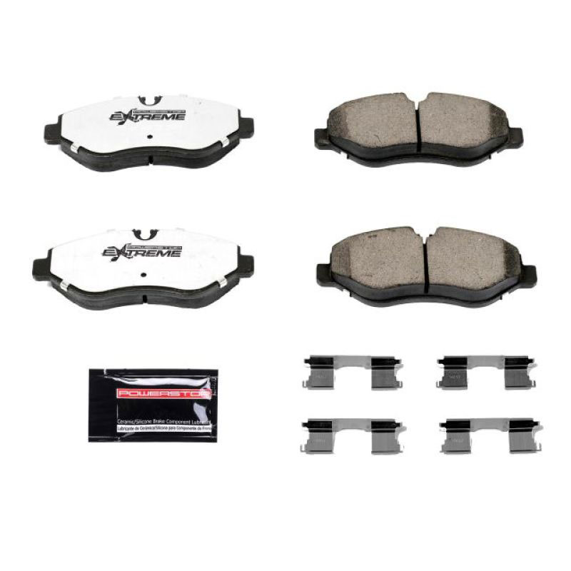 PowerStop z36-1316 | Power Stop 07-09 Dodge Sprinter 2500 Front Z36 Truck & Tow Brake Pads w/Hardware; 2007-2009