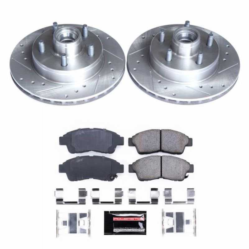 PowerStop k5079 | Power Stop 95-97 Ford Ranger Front Z23 Evolution Sport Brake Kit; 1995-1997