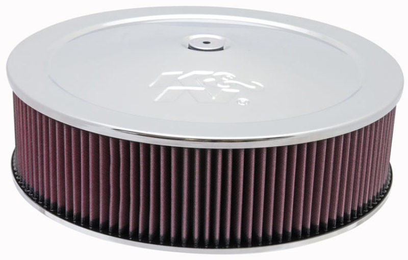 K&N Engineering 601260 | K&N Universal Custom Air Filter - Round 5.125in Flange / 14in OD / 5.125in ID / 5.625in Height