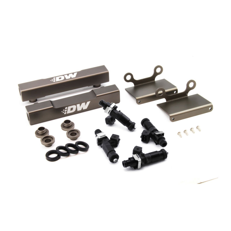 DeatschWerks 6-101-1200 | 04-06 Subaru STI/LGT Side Feed to Top Feed Fuel Rail Conv Kit w/ 1200cc Injectors; 2004-2006