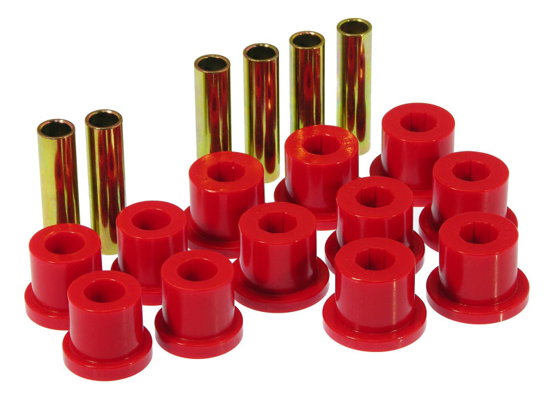 Prothane 7-1002 | 81-87 GM Rear Spring & Shackle Bushings (w/ 1 3/8in Bushings) - Red; 1981-1987