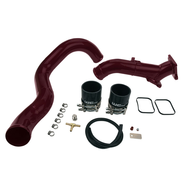 Wehrli wcf100693-gb | 01-04 Chevrolet 6.6L LB7 Duramax 3in Y-Bridge Kit - Gloss Black; 2001-2004