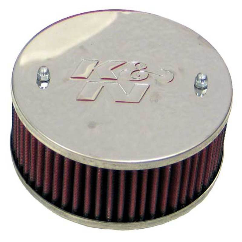 K&N Engineering 569097 | K&N Universal Custom Air Filter - Round 1.625in Flange / 1.625in ID / 2.75in Overall Height