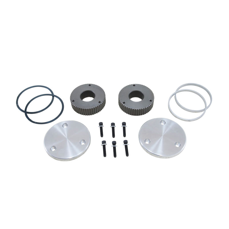 Yukon Gear & Axle yhc50006 | Yukon Gear Hardcore Drive Flange Kit For Dana 60 / 35 Spline Outer Stubs. Non-Engraved Caps