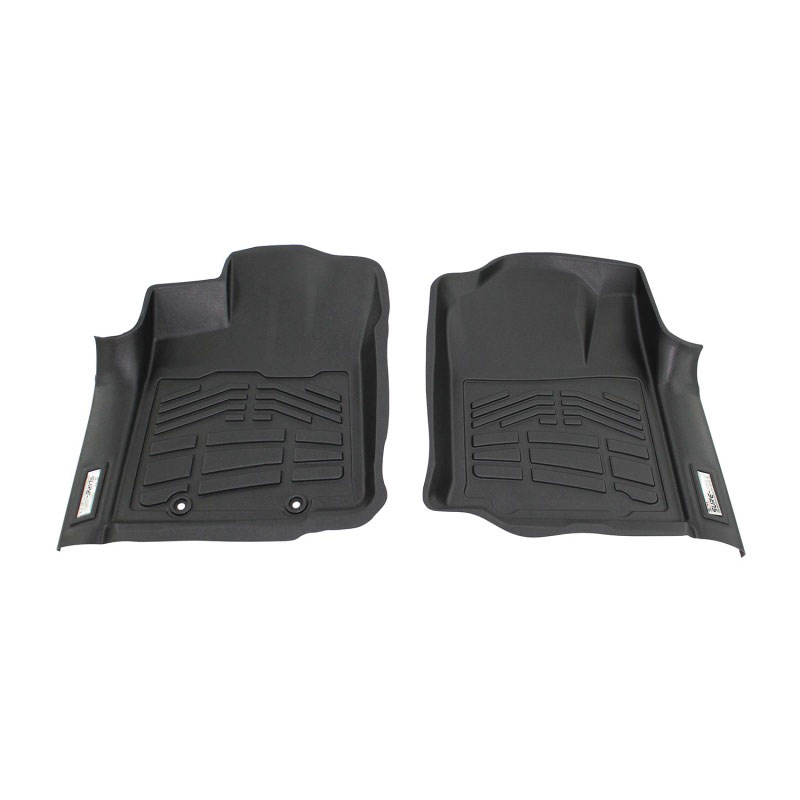 Westin 72-110079 | 2016-2018 Toyota Tacoma Access/Dbl Cab Wade Sure-Fit Floor Liners Front - Black; 2016-2018