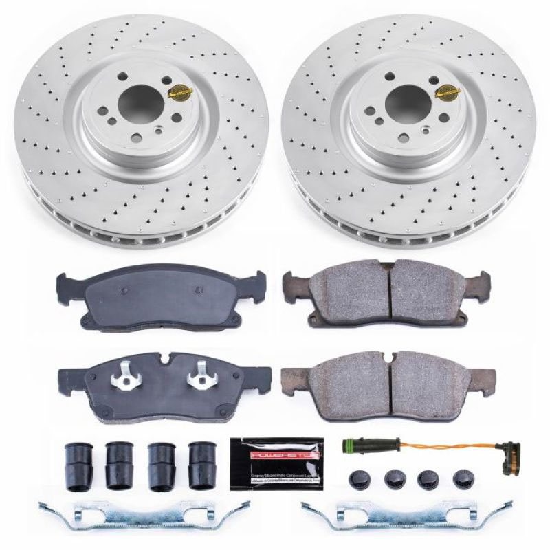 PowerStop crk6899 | Power Stop 13-16 Mercedes-Benz GL350 Front Z23 Evolution Sport Coated Brake Kit; 2013-2016