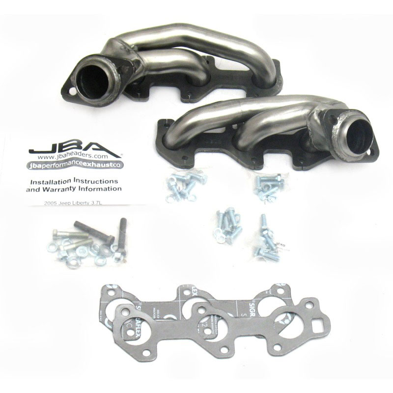 JBA 1930s | 05-09 Jeep Liberty 3.7L V6 1-1/2in Primary Raw 409SS Cat4Ward Header; 2005-2009