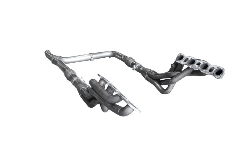 American Racing Headers IQX56-12134300SHWC | INFINITI QX56 & Up Short System with Cats: 1-3/4in x 3in Headers, 3in Y-Pipe With Cats; 2012-2017