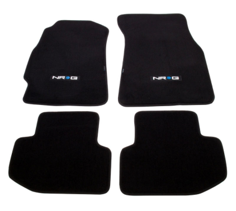 NRG fmr-210 | Floor Mats - 94-01 Acura Integra (DC2 Logo) - 4pc.; 1994-2001