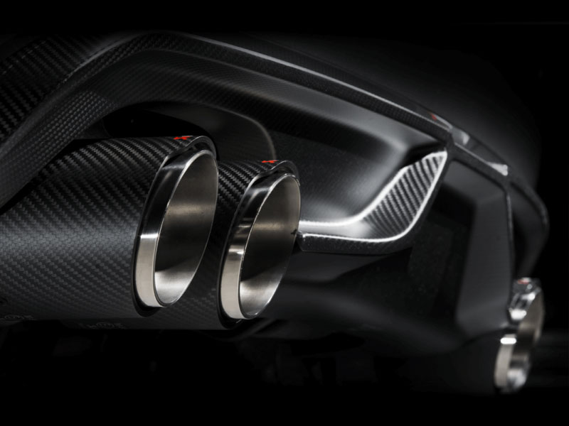 Akrapovic tp-ct/39 | 2015+ BMW X5M (F85) Tail Pipe (Carbon) - Single; 2015-2021