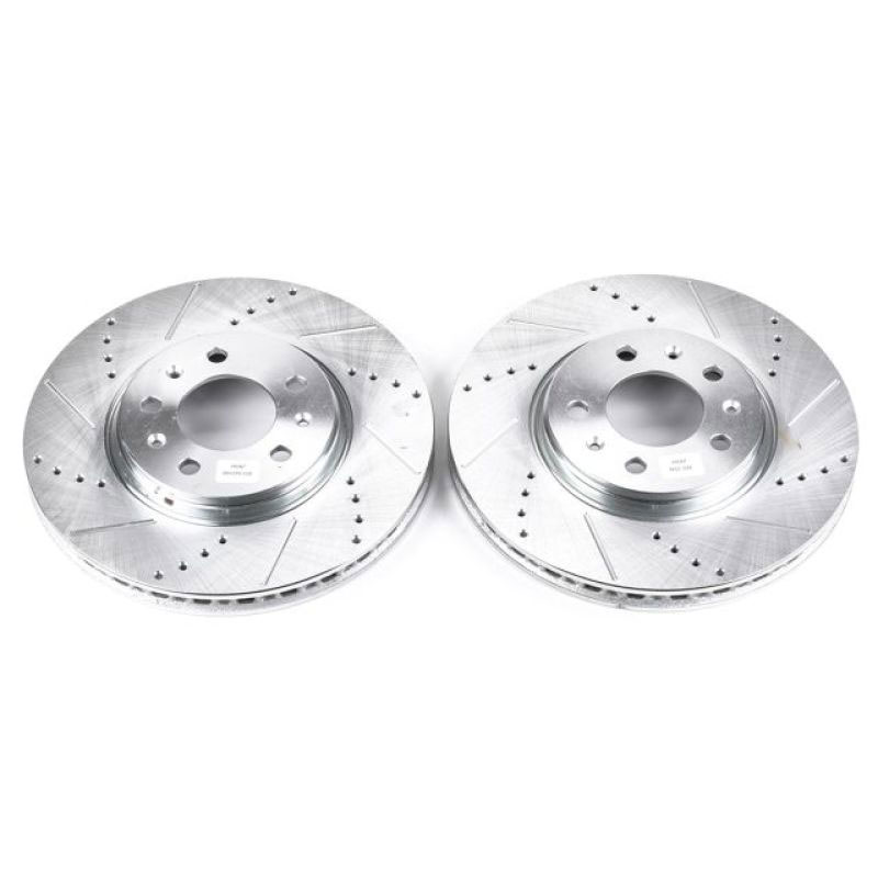 PowerStop ar82108xpr | Power Stop 06-09 Pontiac Solstice Front Evolution Drilled & Slotted Rotors - Pair; 2006-2009