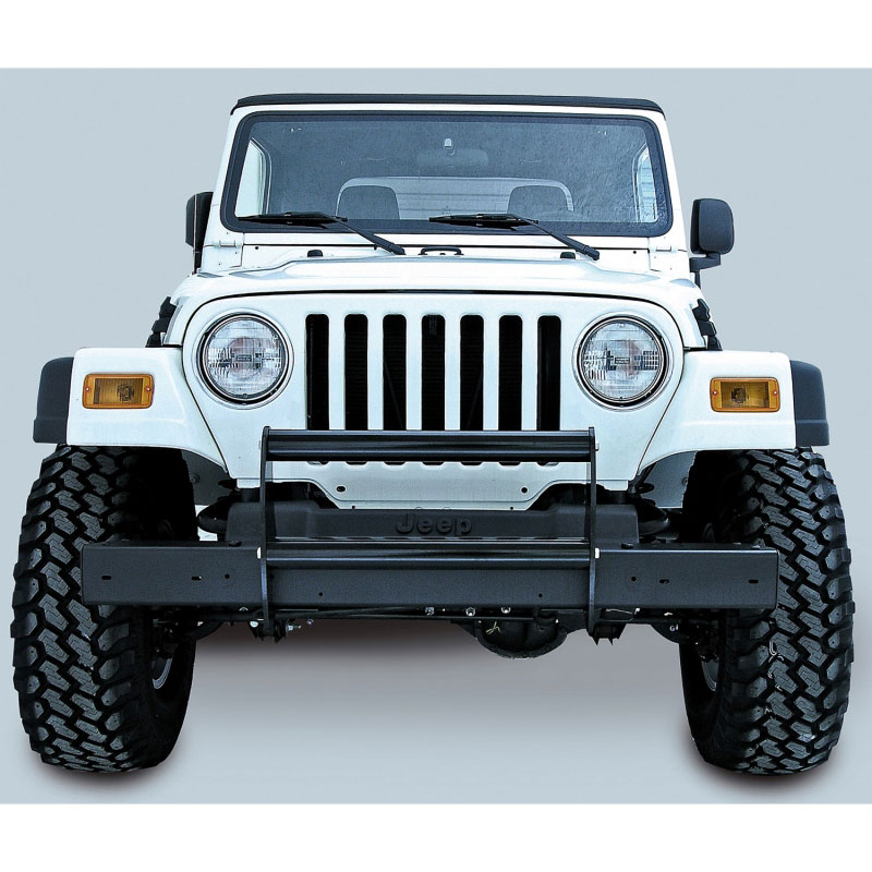 Rugged Ridge 11511.02 | Brush Guard Gloss Black 97-06 Jeep Wrangler; 1997-2006