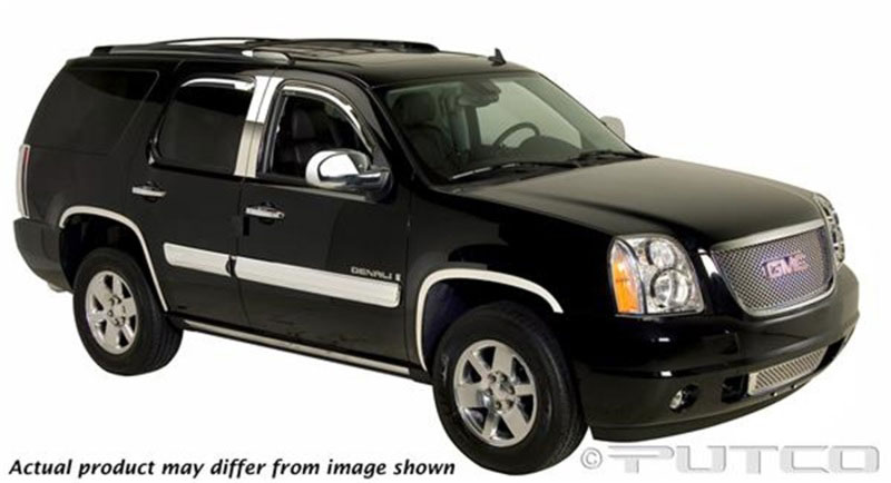 Putco 405631 | 07-14 GMC Yukon XL w/o Side Molding DH/FTC/HL/MC/RH//TL/WH Chrome Trim Accessory Kits; 2007-2014