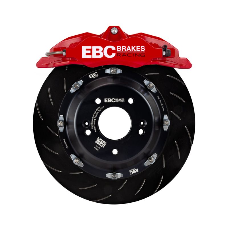 EBC bbk033red1 | Racing 13-19 Volkswagen Golf GTI Red 6 Piston Apollo Calipers 355mm Rotors Front Big Brake Kit; 2013-2019