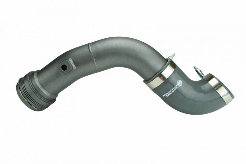 Sinister Diesel sdg-intrpipe-6.7p-cold-11 | 11-16 Ford Powerstroke 6.7L Cold Side Charge Pipe (Grey); 2011-2016