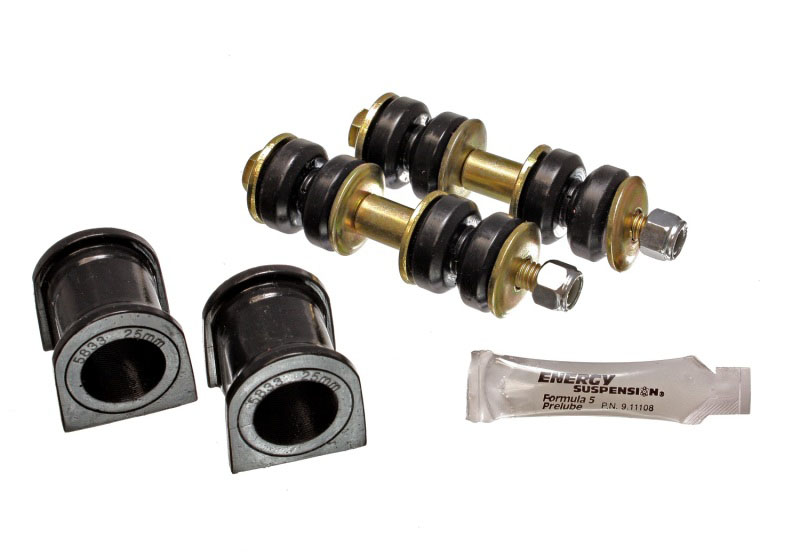 Energy Suspension 8.5130g | 04-07 Scion xB Black 25mm Front Sway Bar Bushing Set; 2004-2007